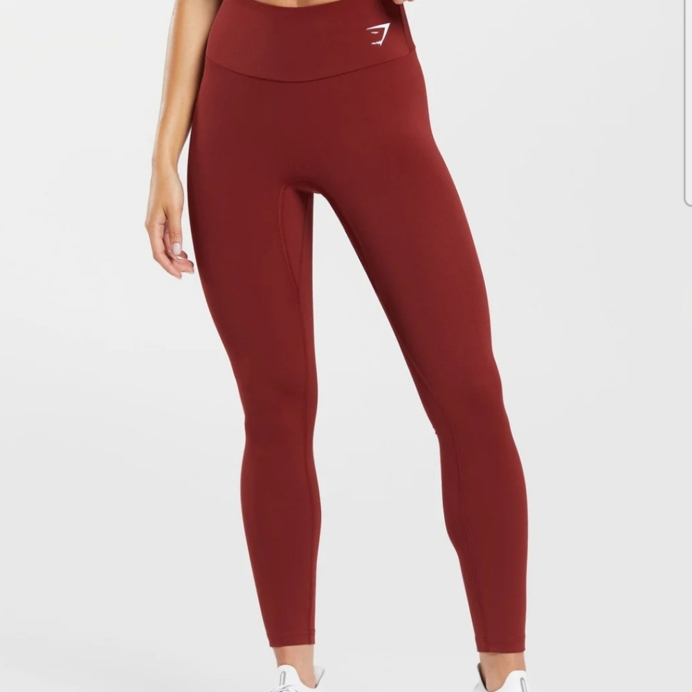 Gymshark Training Leggings (Red XS)